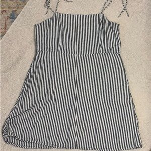Old Navy Black and White Spaghetti Strap Sundress